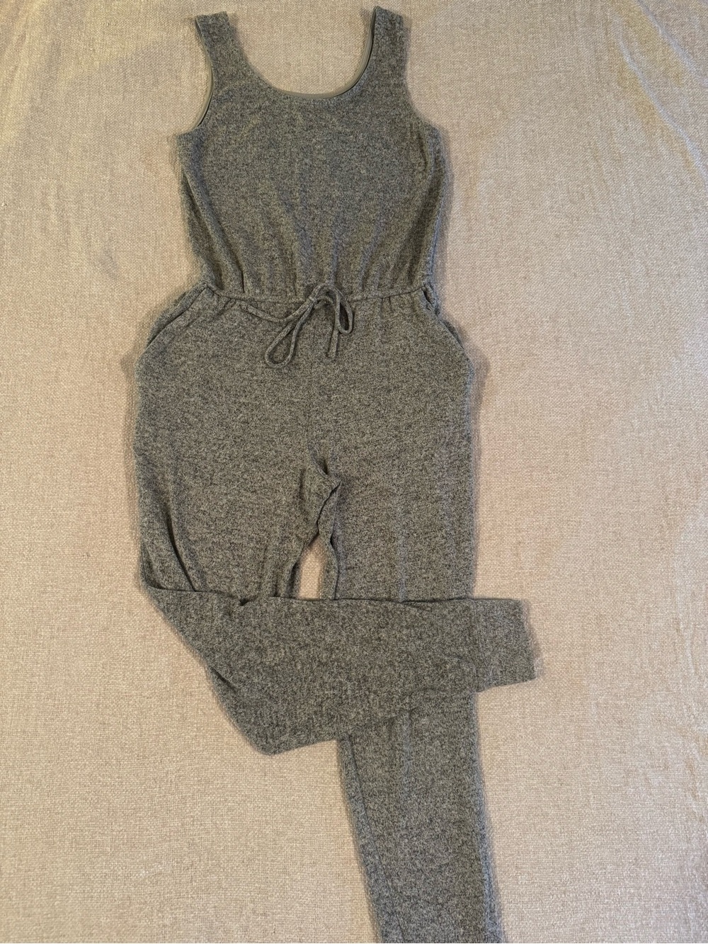 Aerie Grey Lounge Tank Jogger Jumpsuit size Small
